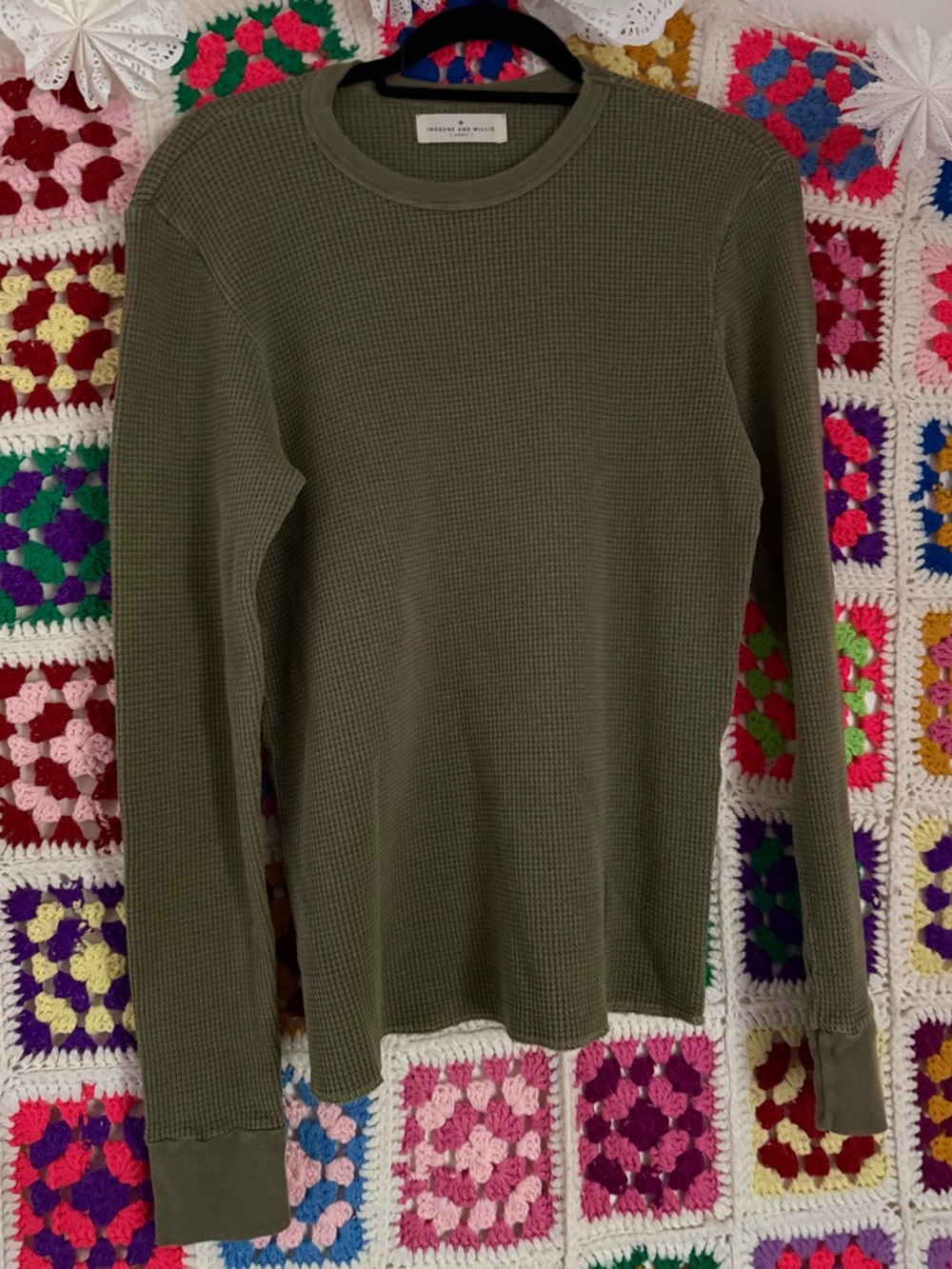 Imogene + Willie Long Sleeve Thermal Crew